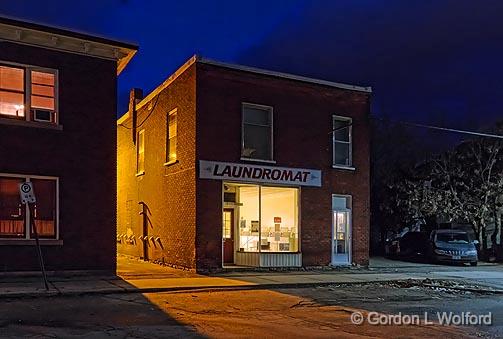 Laundromat At First Light_04372-9.jpg - Photographed at Smiths Falls, Ontario, Canada.